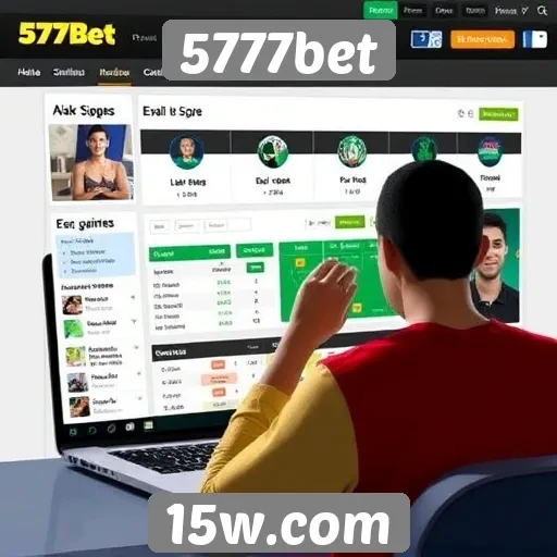 Avaliação das funcionalidades do site 5777bet