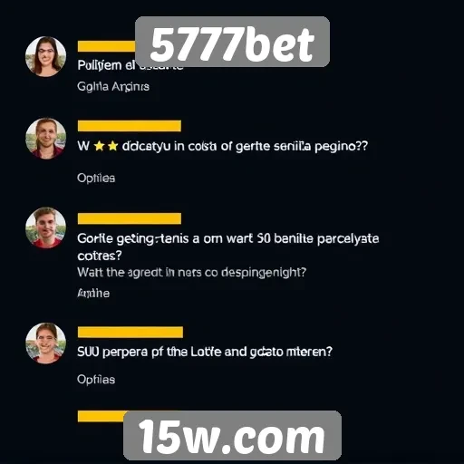 Avaliações de usuários sobre 5777bet são variadas